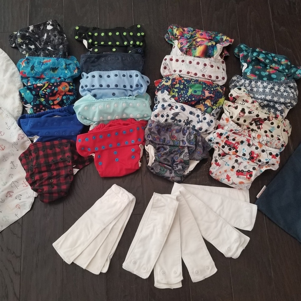 Awesome Smart Bottoms Cloth Diapers Starter set